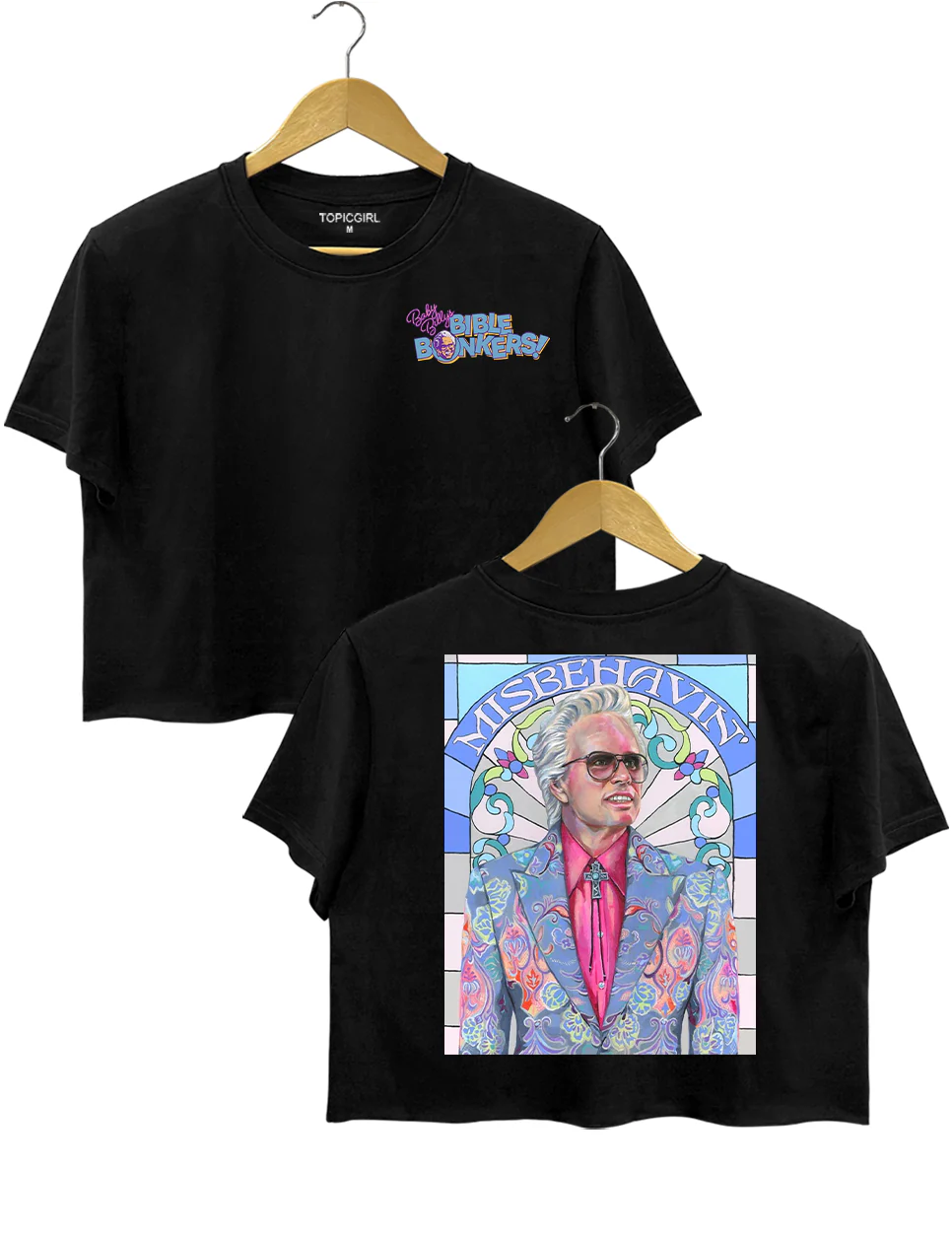 Uncle Baby Billy Bible Bonkers Crop Top