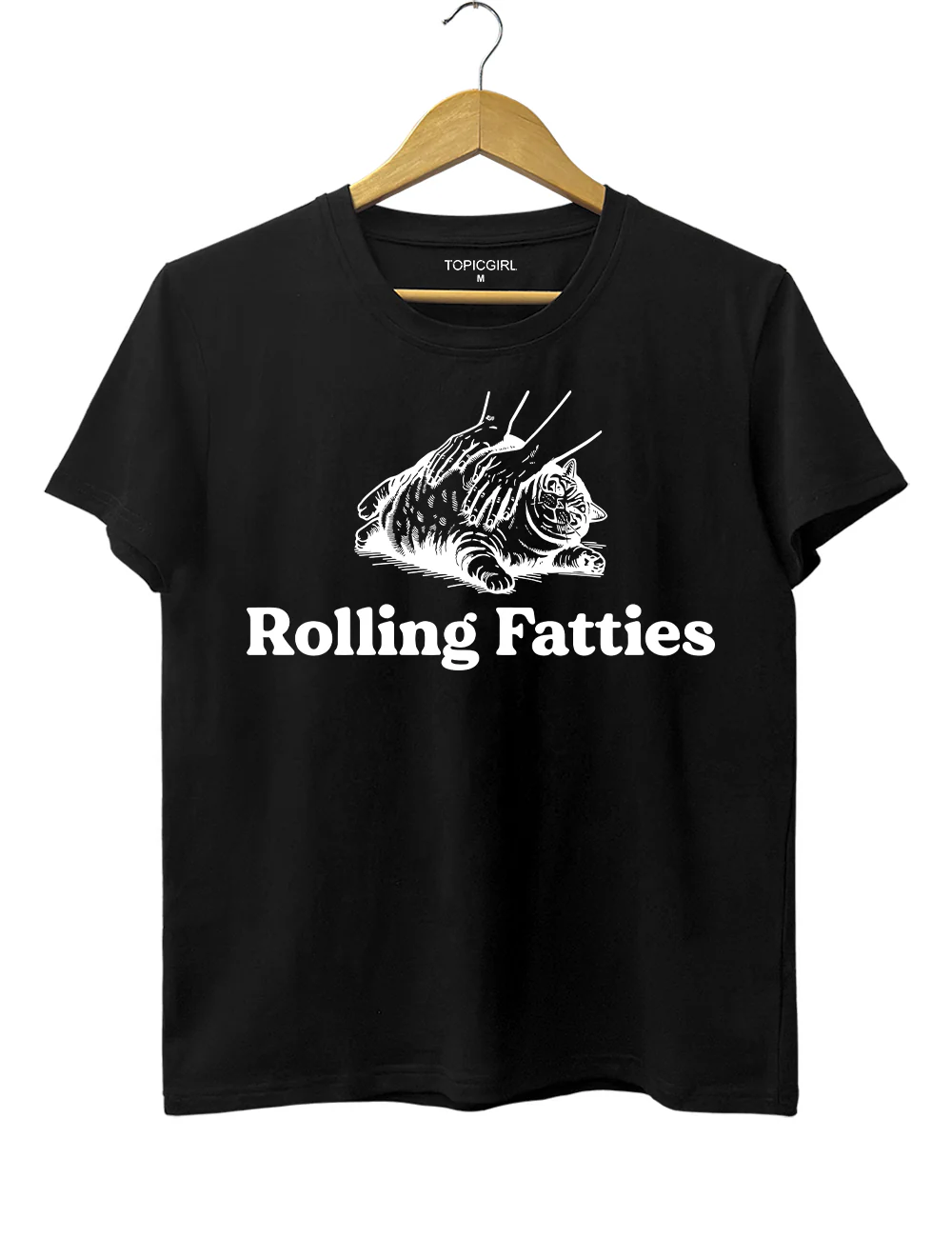 Cat Rolling Fatties Tee