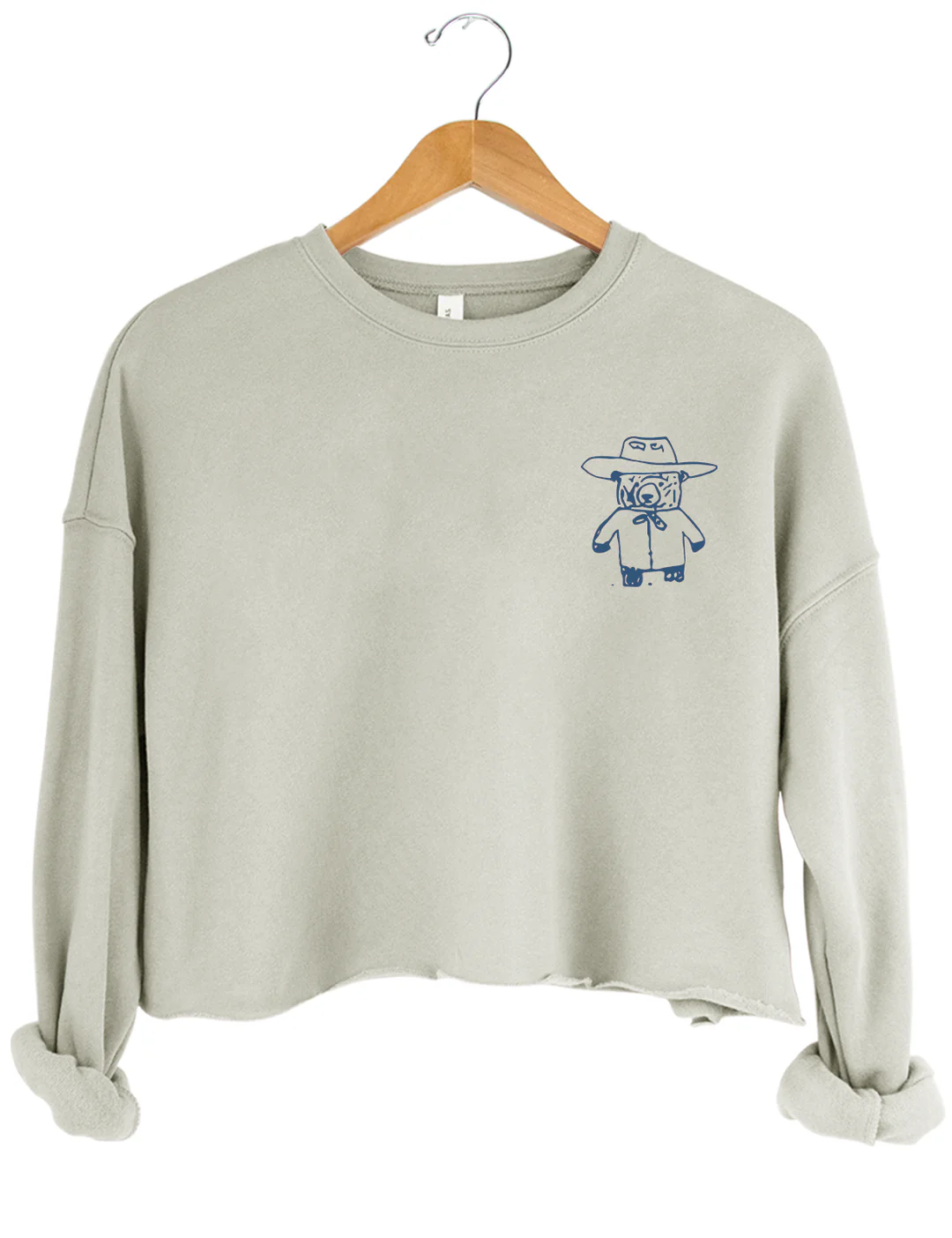 Are You A Smart Fella Or Fart Smella? Crop Sweatshirt
