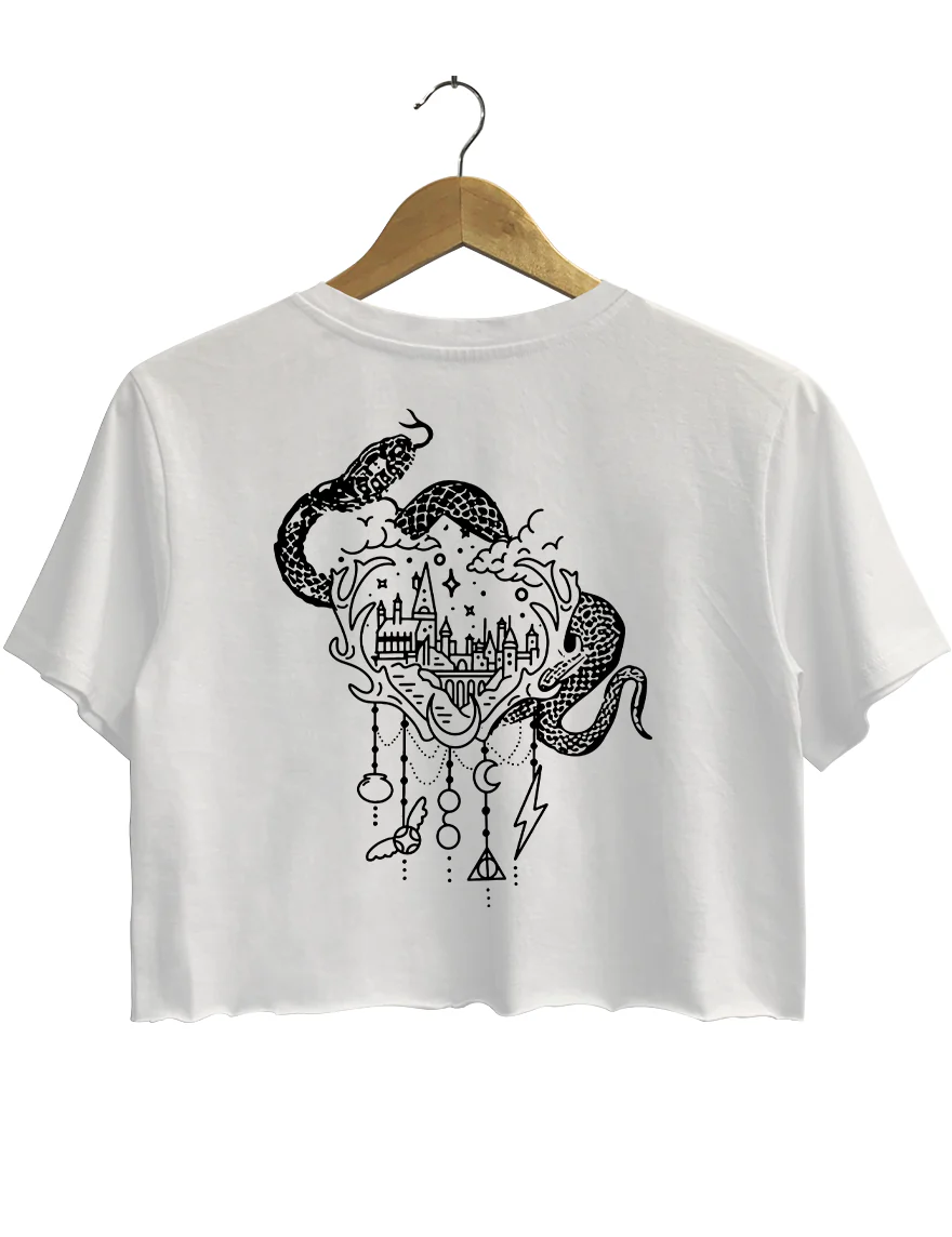 Hogwarts Slytherin Crop Top