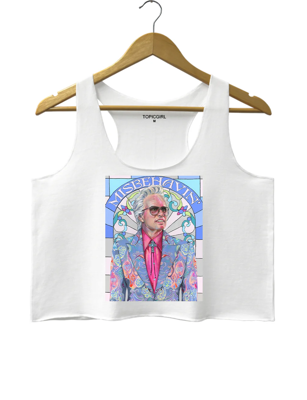 Uncle Baby Billy Bible Bonkers Crop Tank Top