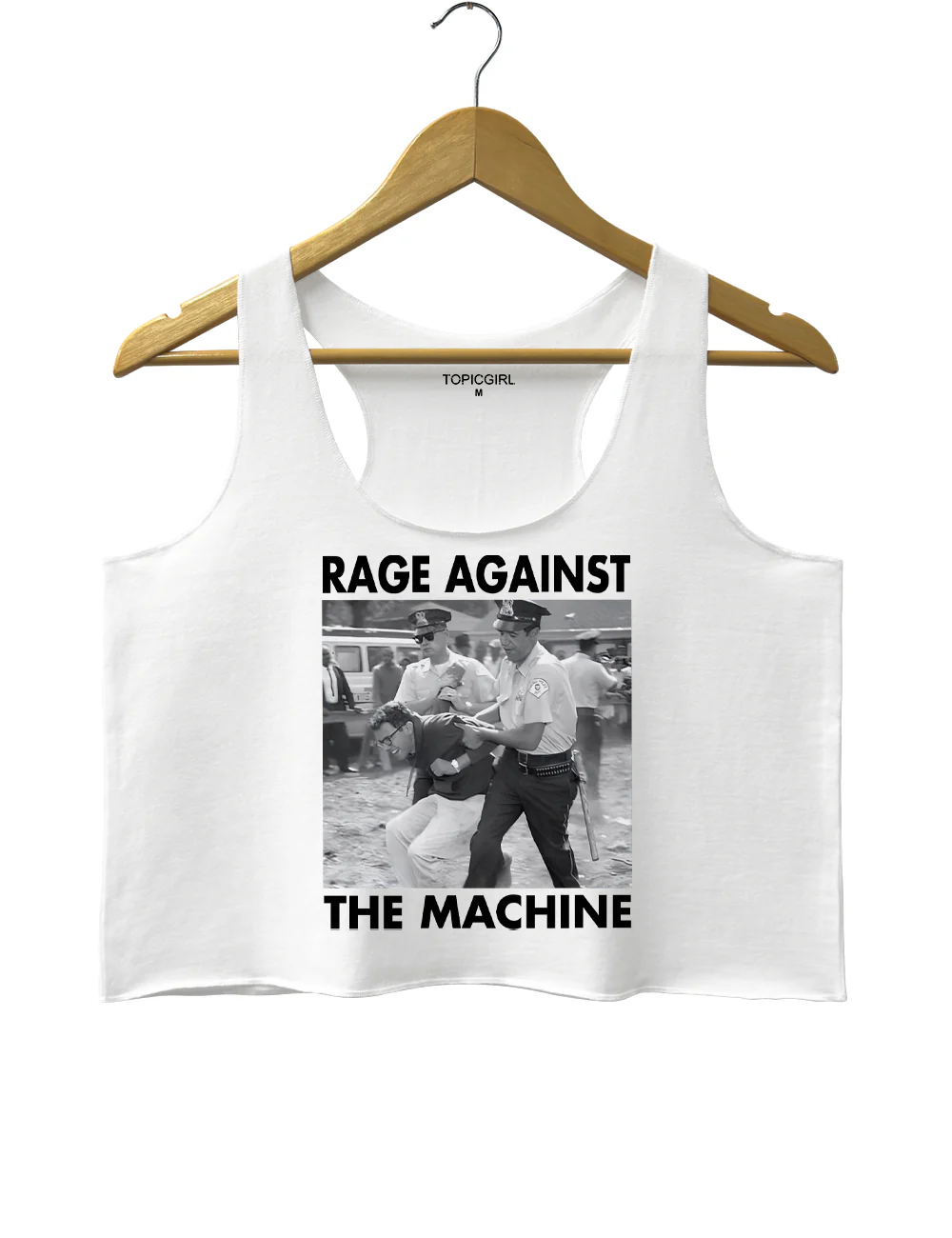 1963 Arrest Bernie Sanders Crop Tank Top