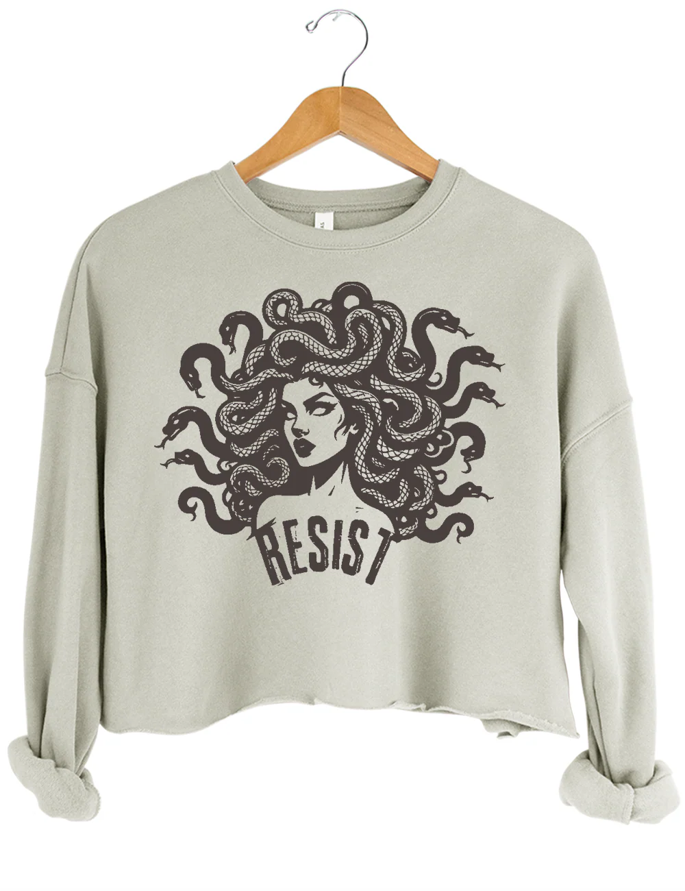 Resist Medusa Crop Sweatshirt