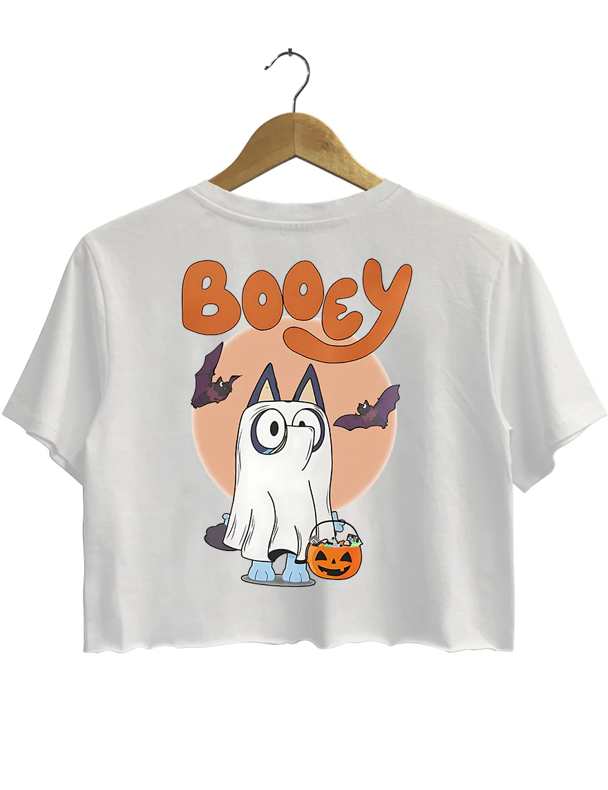 Booey Halloween Spooky Crop Top