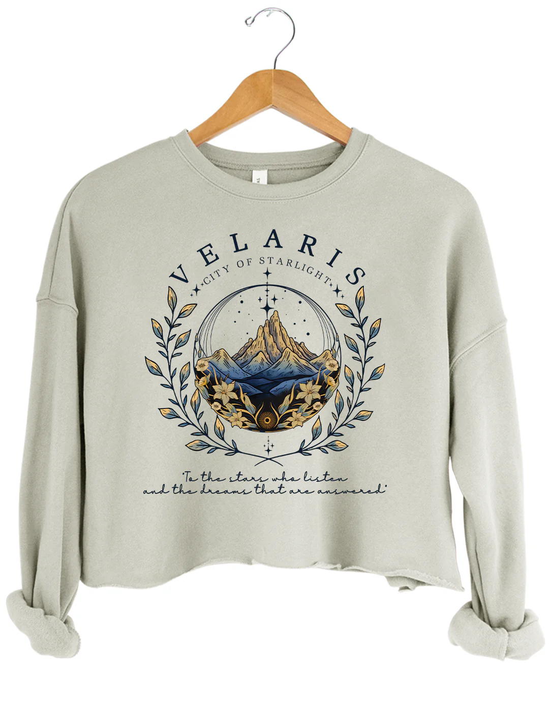 ACOTAR Velaris City Of Starlight Crop Sweatshirt
