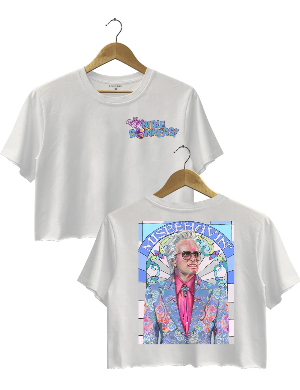 Uncle Baby Billy Bible Bonkers Crop Top