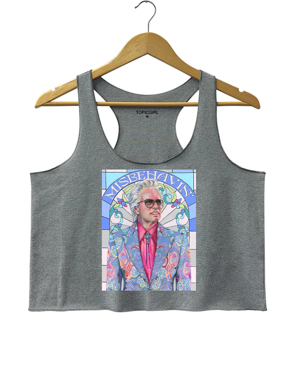Uncle Baby Billy Bible Bonkers Crop Tank Top