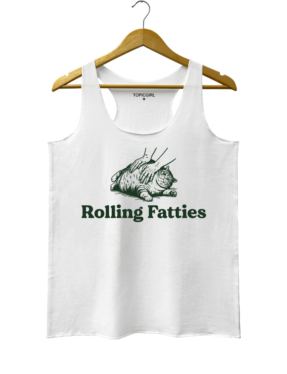Cat Rolling Fatties Tank Top