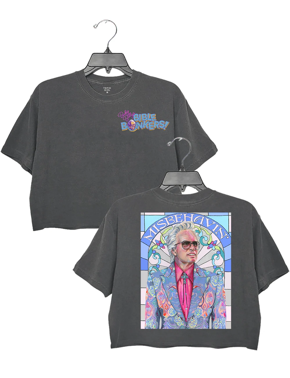 Uncle Baby Billy Bible Bonkers Crop Top