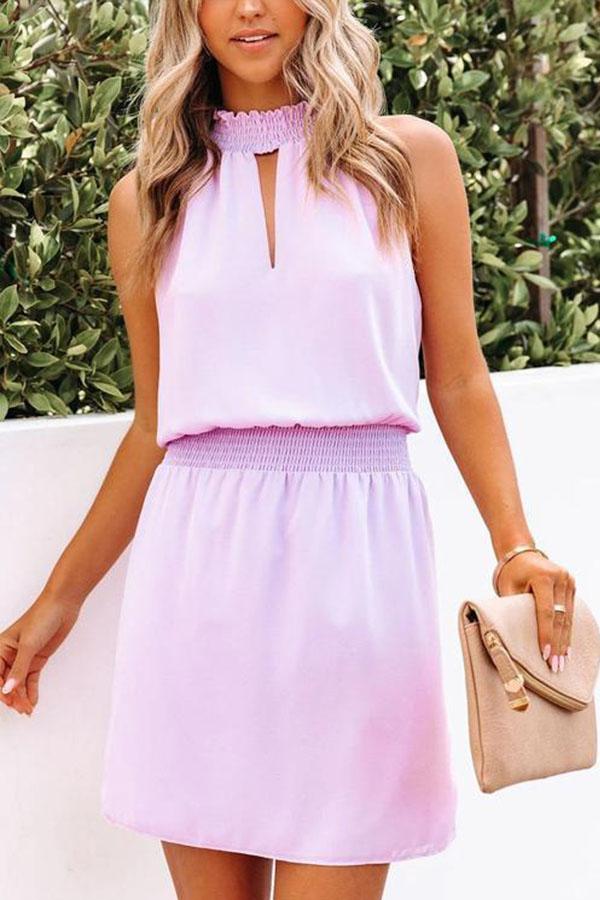 Smocked Halter Dress