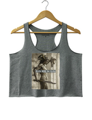 Medusa With The Head Of Perseus Crop Tank Top