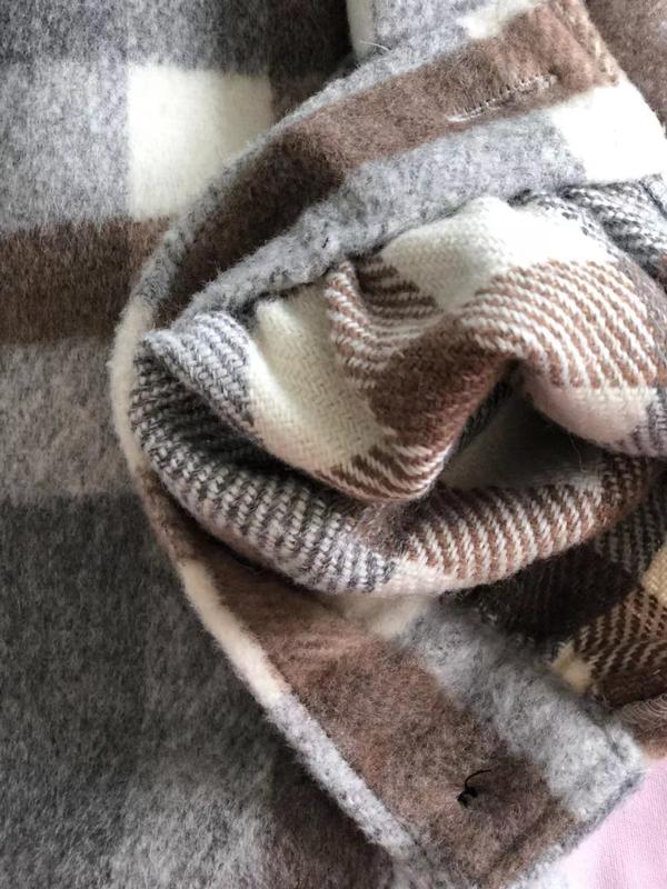 Karierte Jacke mit Taschen