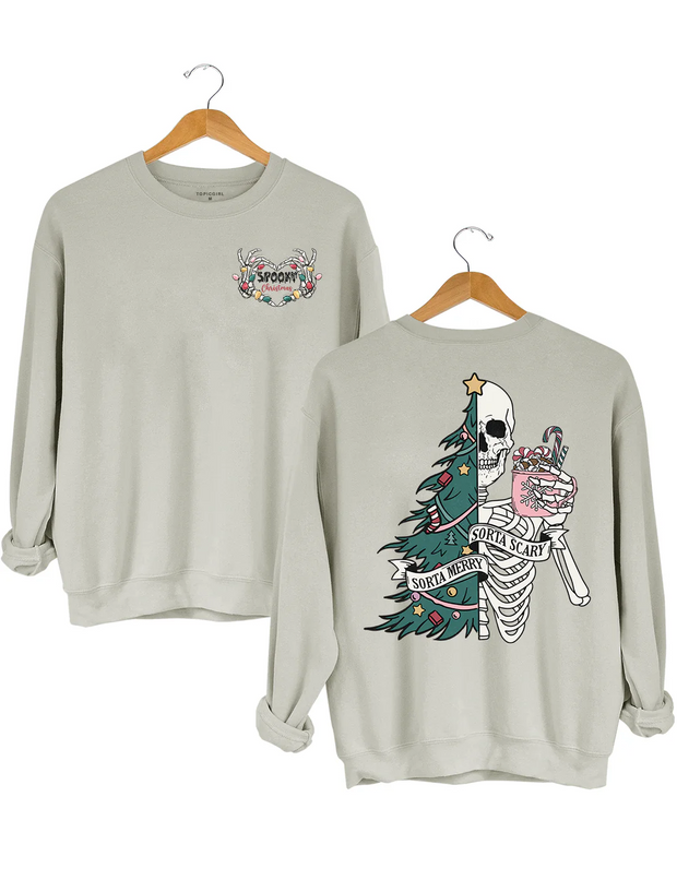 Sorta Merry Sorta Scary Christmas Sweatshirt