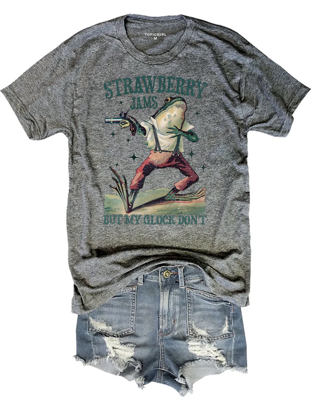 Strawberry Jams But My Glock Don't Tee