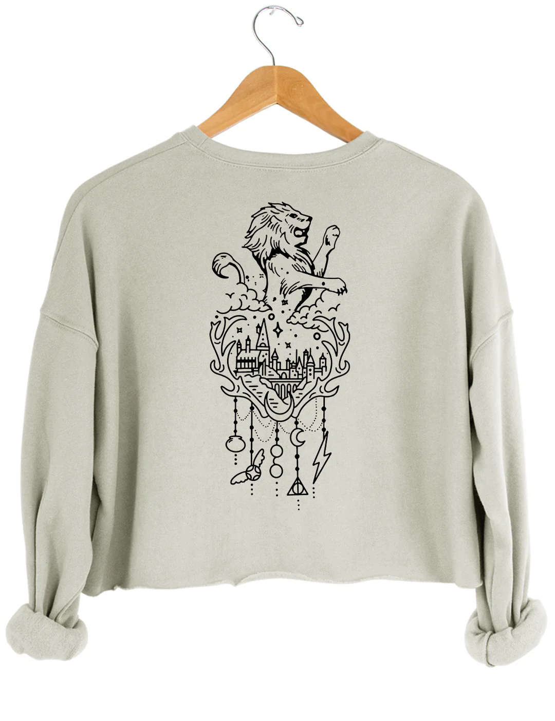 Hogwarts Gryffindor Crop Sweatshirt