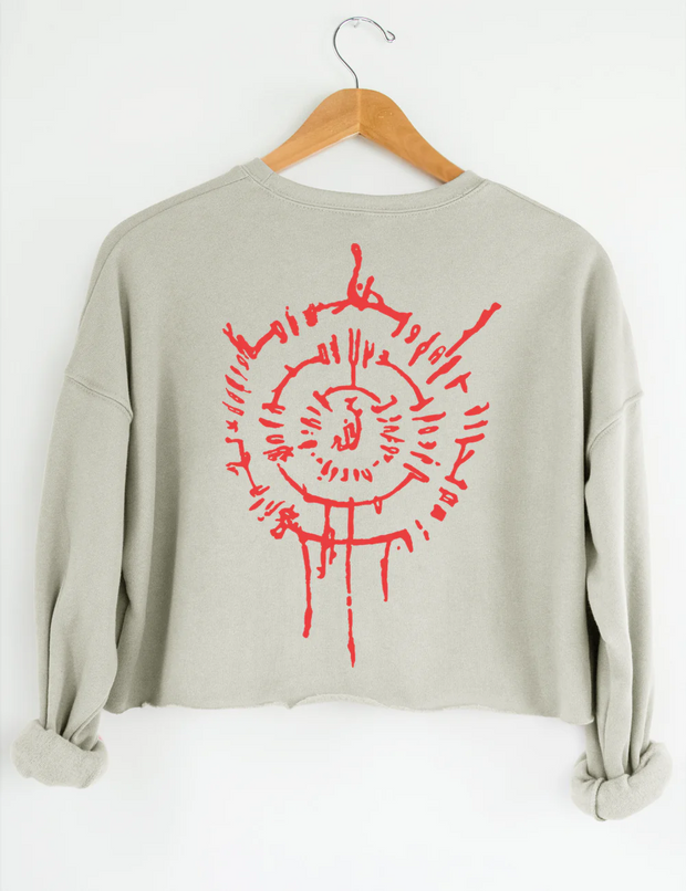 Astarion Baldur's Gate 3 Adventure Awaits Crop Sweatshirt