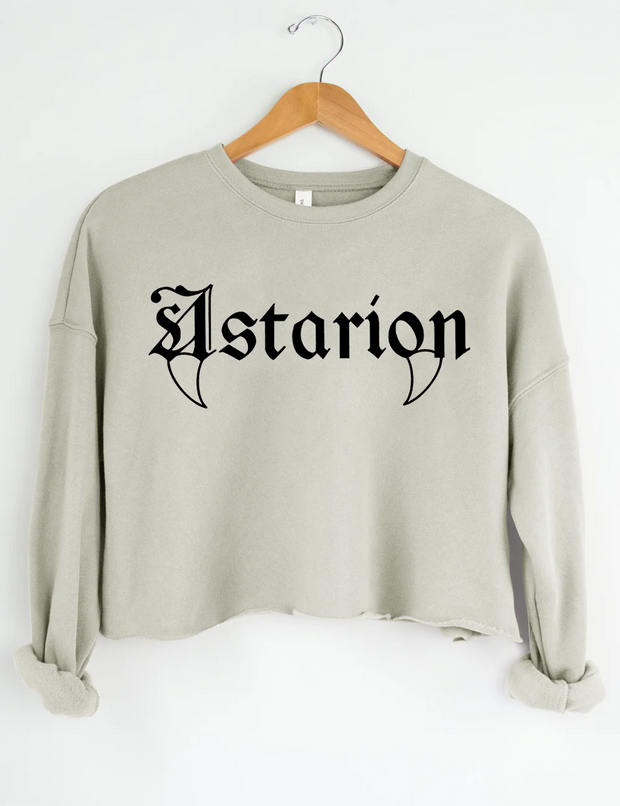 Astarion Baldur's Gate 3 Adventure Awaits Crop Sweatshirt