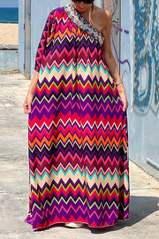 Ethnic Multicolor Resort Dress