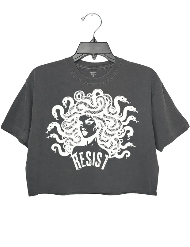 Resist Medusa Crop Top