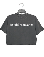 I Could Be Meaner Crop Top