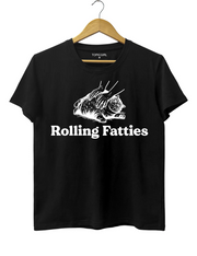 Cat Rolling Fatties Tee