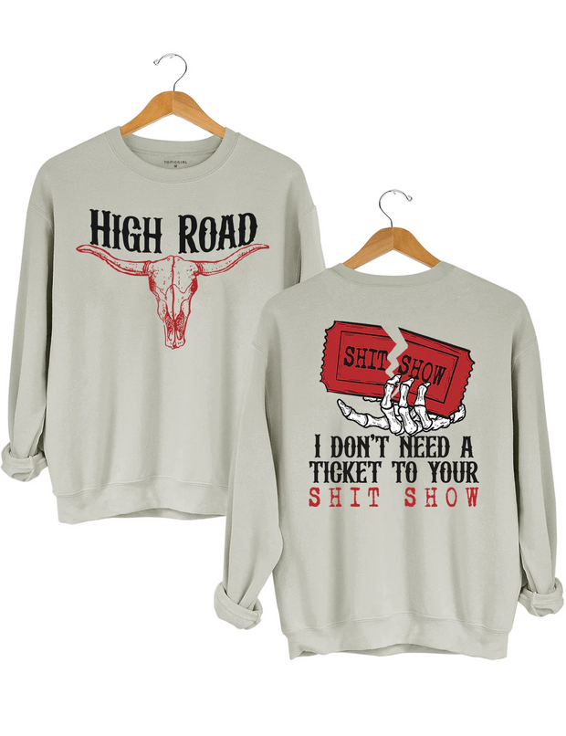 Koe Wetzel Jessie Murph High Road Shit Show Sweatshirt