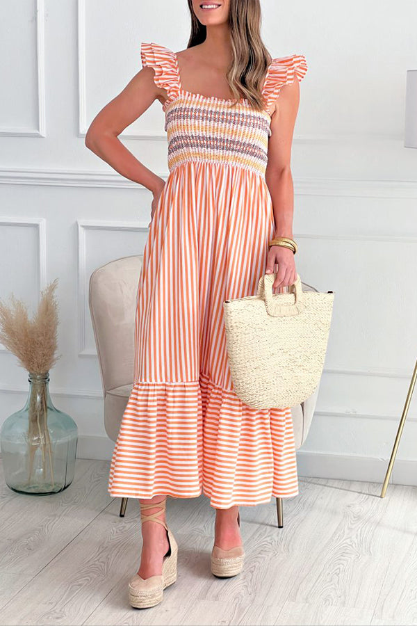 Halva Striped Honeycomb Dress