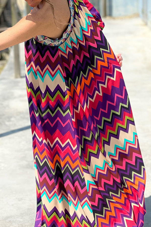 Ethnic Multicolor Resort Dress