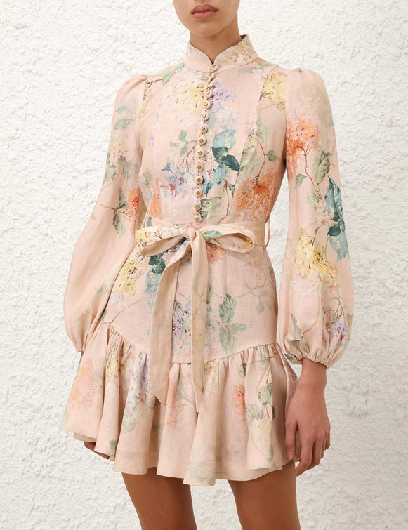 Peplum Mini Dress