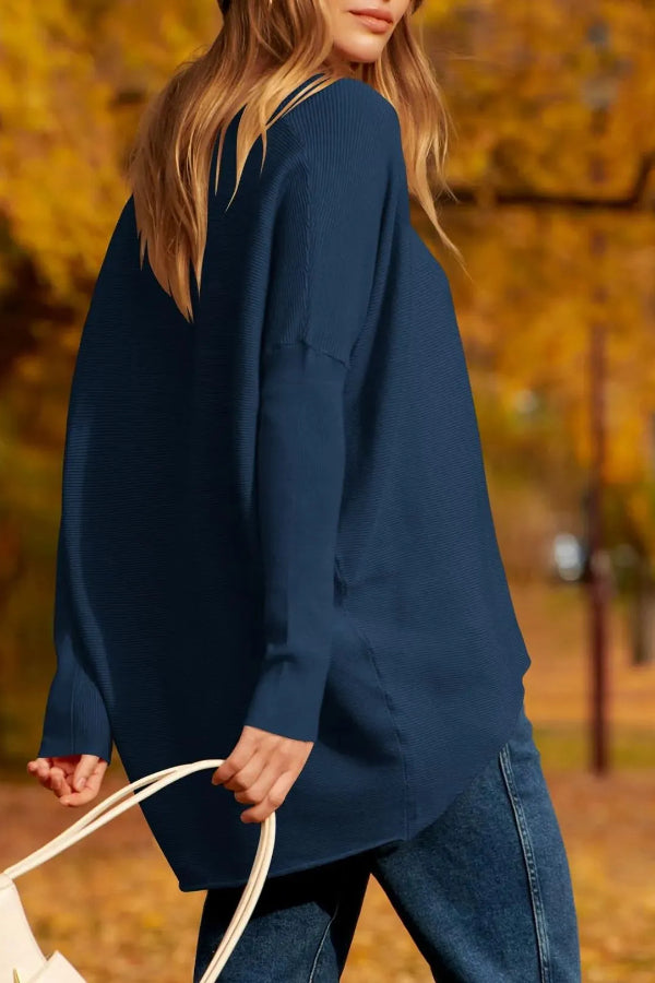 Pull en maille à manches chauve-souris pour femme (achetez-en 2, livraison gratuite) 