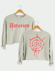 Astarion Baldur's Gate 3 Adventure Awaits Crop Sweatshirt