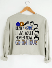 NSYNC Go On Tour Crop Sweatshirt