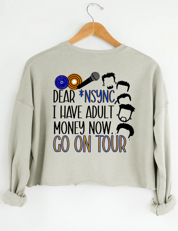 NSYNC Go On Tour Crop Sweatshirt