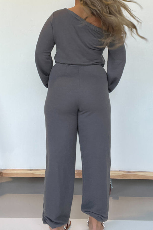 DARE ME OFF-THE-SHOULDER-JUMPSUIT ANTHRAZIT 