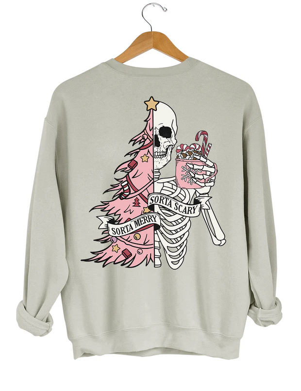 Sorta Merry Sorta Scary Christmas Sweatshirt
