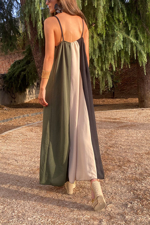 Robe nuisette colorblock rose Cartagena
