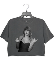 Trash Takes ltself Out Crop Top