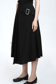 A-LINE PLEATED VINTAGE SKIRT