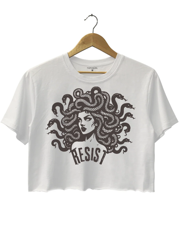 Resist Medusa Crop Top