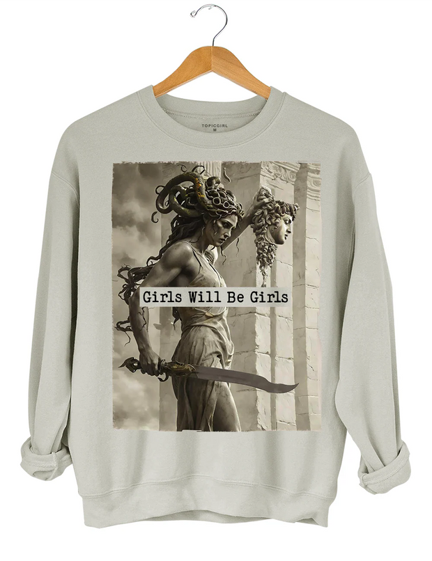 Medusa With The Head Of Perseus Sweatshirt