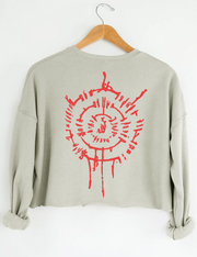 Baldur's Gate 3 Astarion Adventure Awaits Crop Sweatshirt