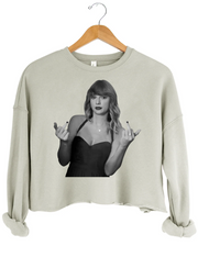 Trash Takes ltself Out Crop Sweatshirt