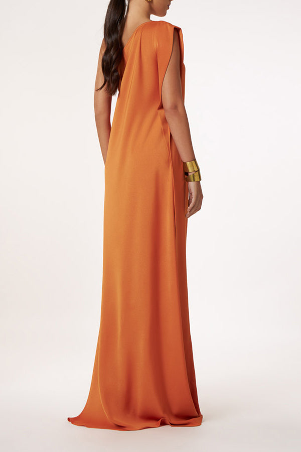 Timeless Charm One Shoulder A-line Elegant Maxi Dress