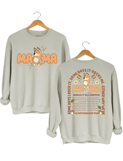 The Motherhood Tour Bluey Mama Sweatshirt