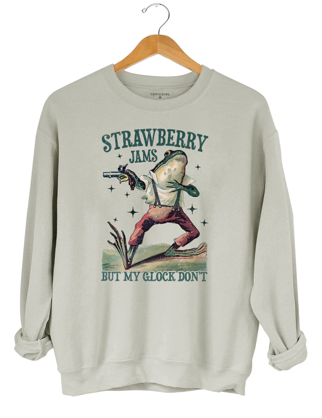 Strawberry Jams But My Glock Don't Sweatshirt