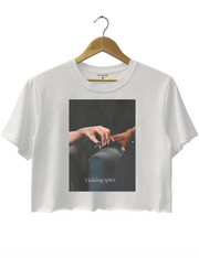 Holding Space Ariana Cynthia Finger Hold Defying Gravity Crop Top