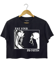 Attack On Titan Eat Your Protein Crop Top