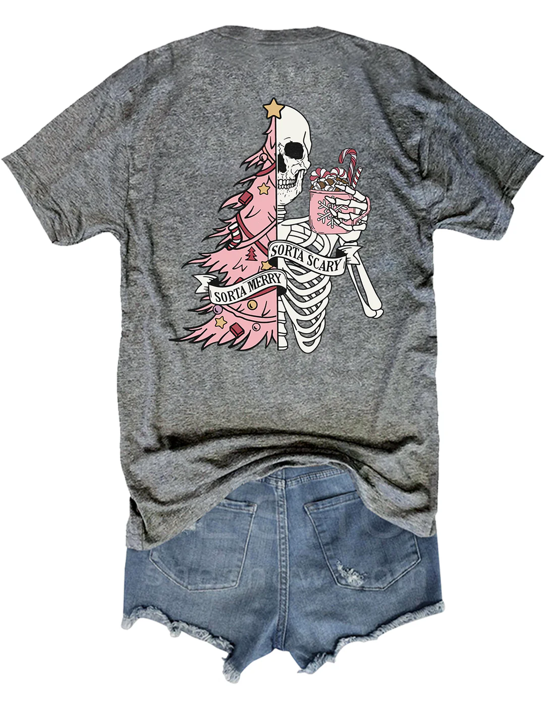 Sorta Merry Sorta Scary Christmas Tee