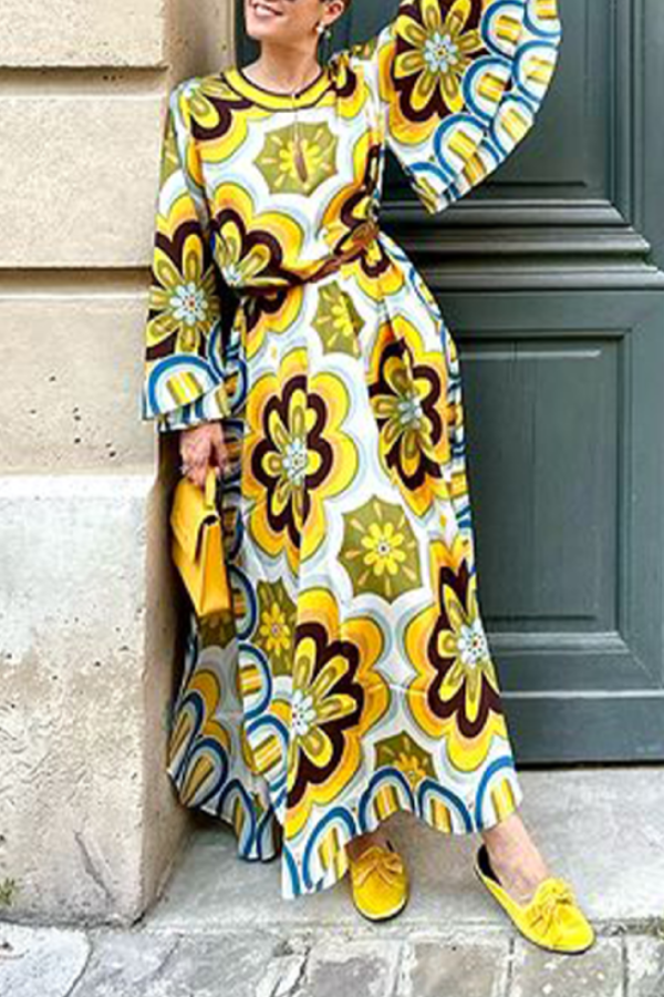 Robe d'été décontractée à fleurs