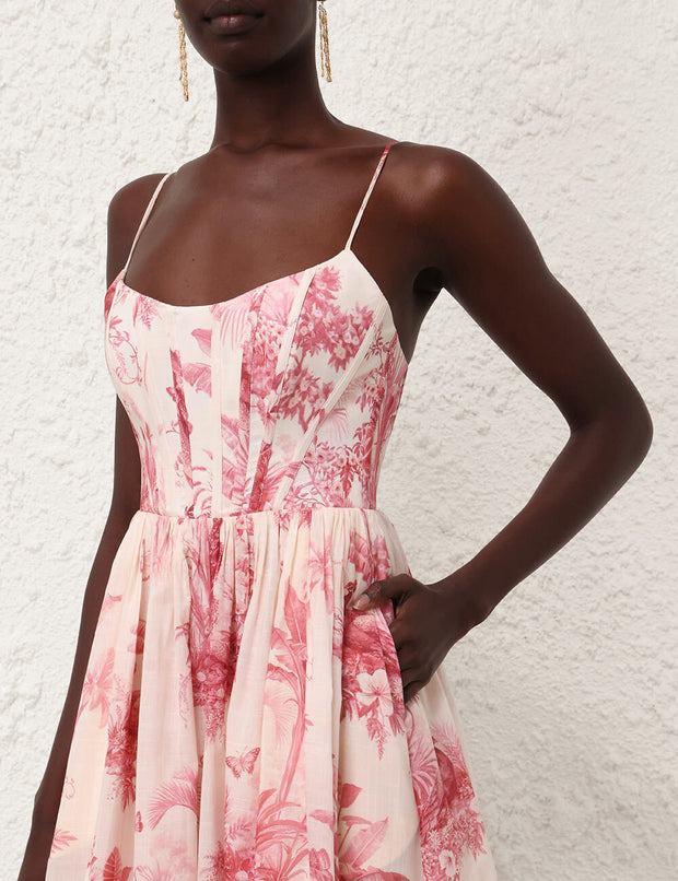 Waverly Corset Midi Dress